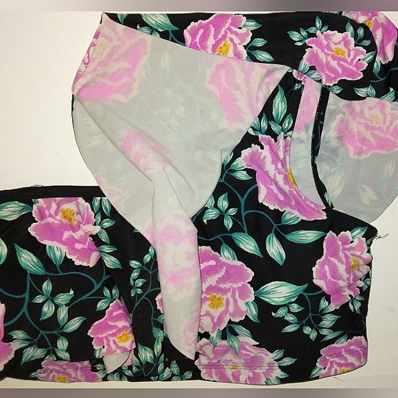 ★ Women's Plus Size Beautiful One Shoulder Ruffle Bikini Bathing Suit Top★XL - Picture 13 of 15